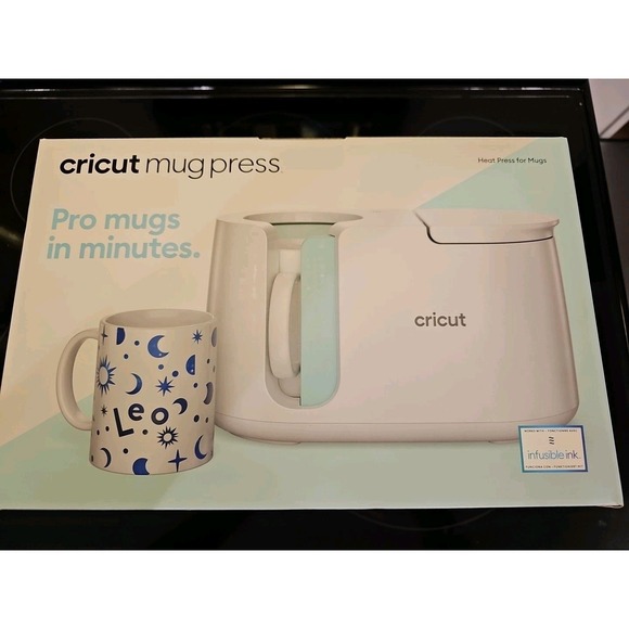Cricut 2007804 Mug Heat Press - NEW  White - Picture 1 of 6